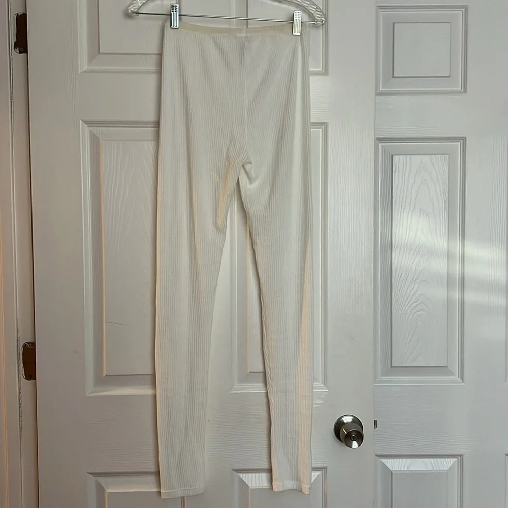 Free People Intimately Ivory Chilled Out Leggings XS